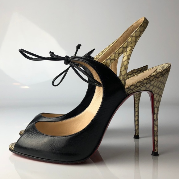 Christian Louboutin Shoes - Christian Louboutin Snake Leather Pumps SZ 35